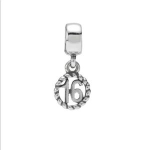 Birthday 16 Pandora Charm
